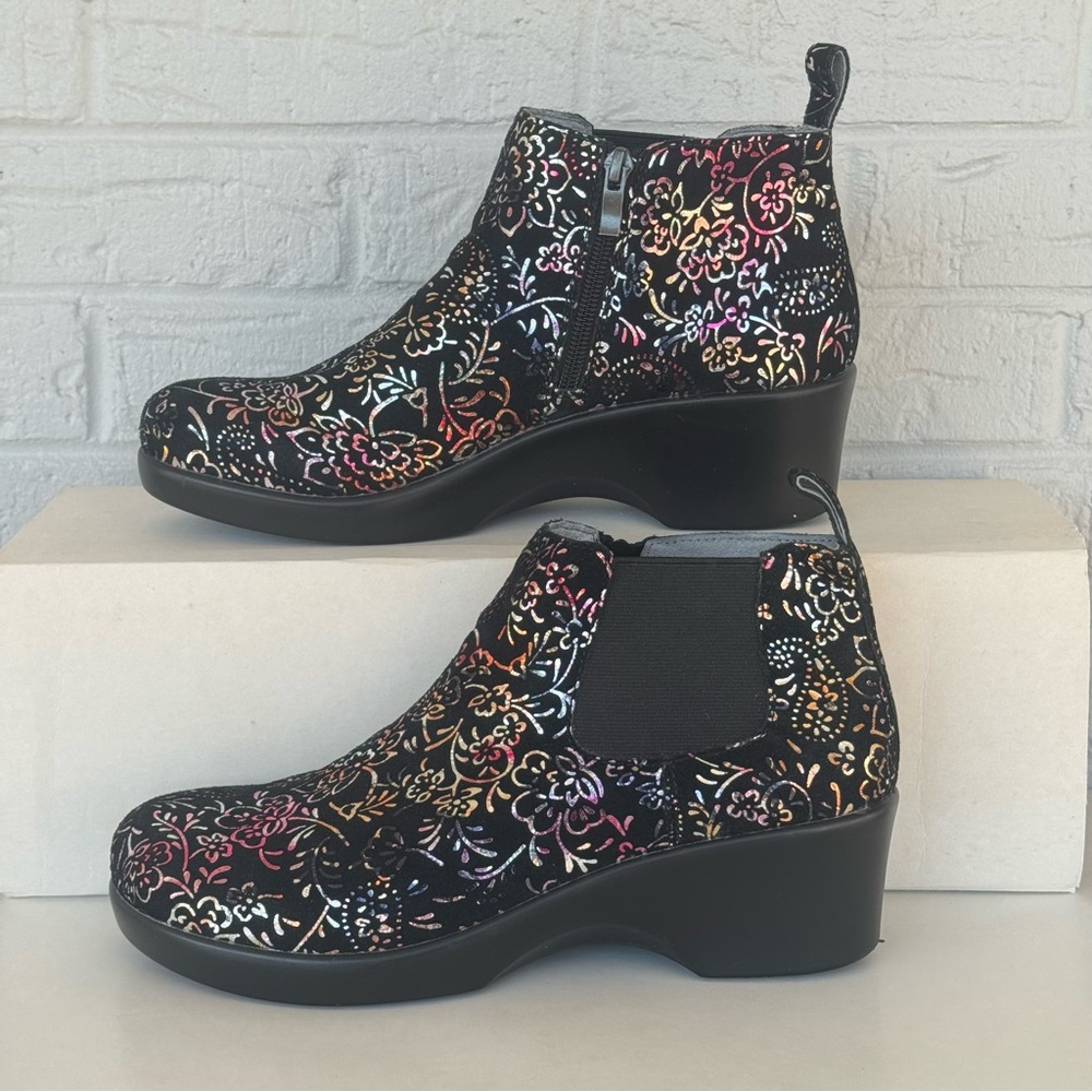 Alegria Ever Metal Sprigs Zip-Up Ankle Boots Women's 40 / 9.5 - Picture 13 of 14